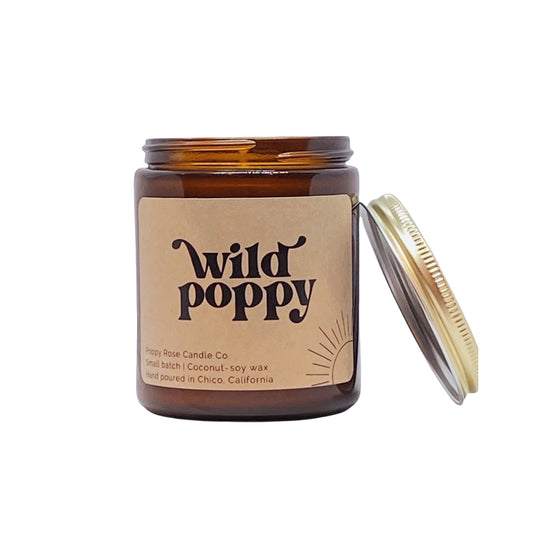 Wild Poppy Candle